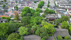 江苏苏州虎丘5A景区航拍