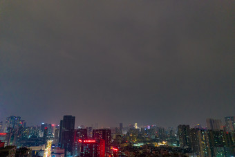 四川成都<strong>夜景</strong>天府熊猫塔航拍摄影<strong>图</strong>