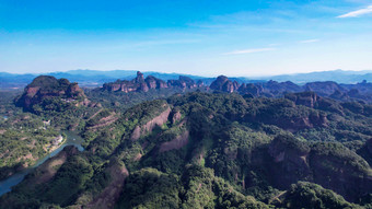 <strong>祖国</strong>大好<strong>河山</strong>广东丹霞山5A景区航拍