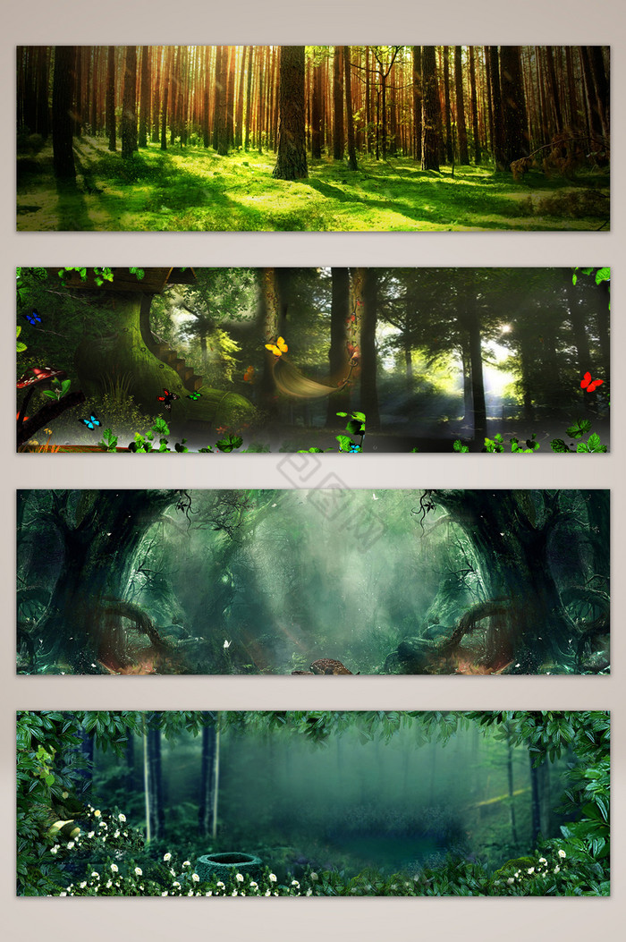 梦幻森林背景-梦幻森林背景图片-【包图网】