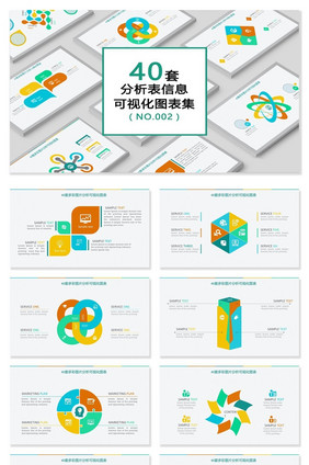 40套分析表信息可视化图表