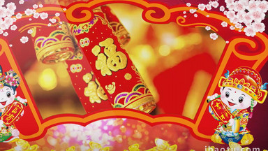 视频素材]图片下载_春节框视频素材设计模板大