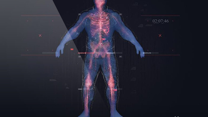 科技人像扫描信息特征动画医疗宣传ae模板