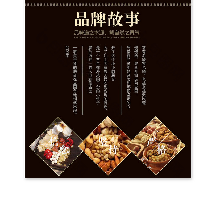 淘宝天猫食品坚果零食进口大榛子详情页模版