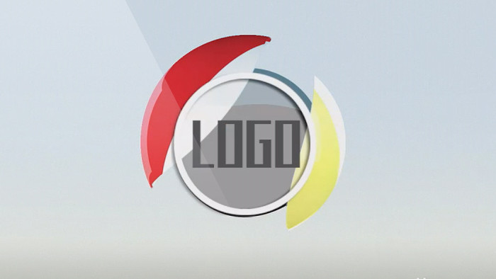圆球旋转企业logo演绎标志PR模板
