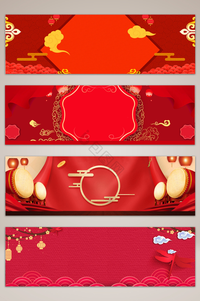 新年banner-新年banner设计图片-包图网