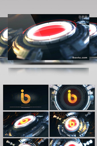 三维高科技Logo标志片头包装演绎动画图片