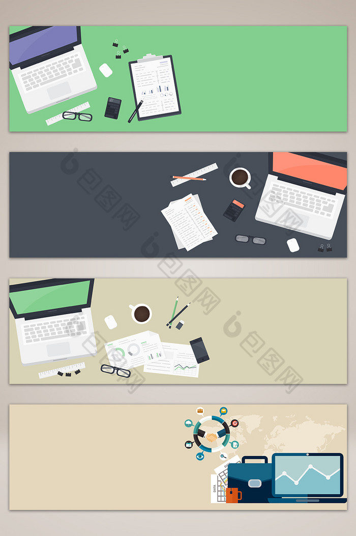办公banner图-PSD格式-包图网