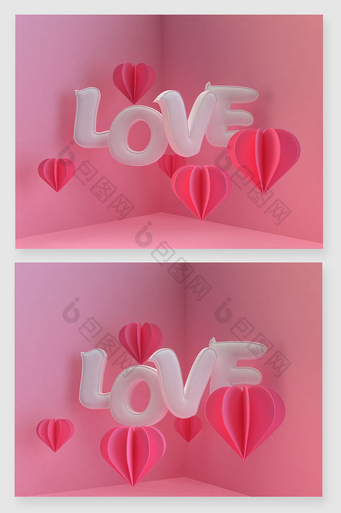 LOVE情人节英文字体设计