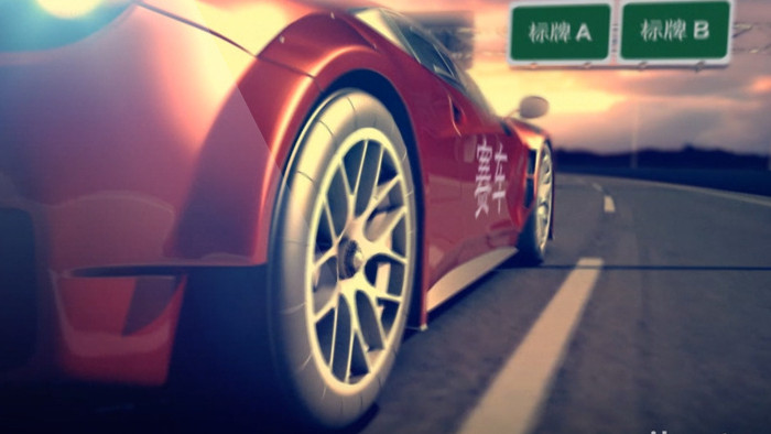 赛车汽车速度设计片头动画介绍宣传AE模板