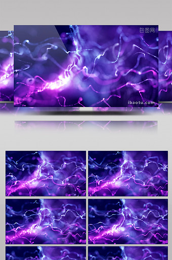 梦幻紫色飘动背景视频图片