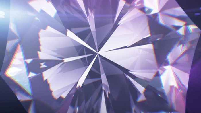 时尚水晶钻石折射视频片头栏目包装ae模板