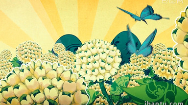 绚丽的卡通背景