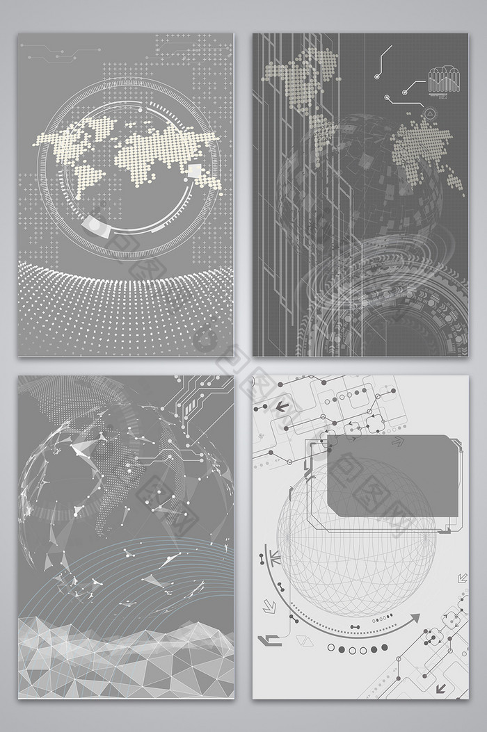 网络科技现代背景图