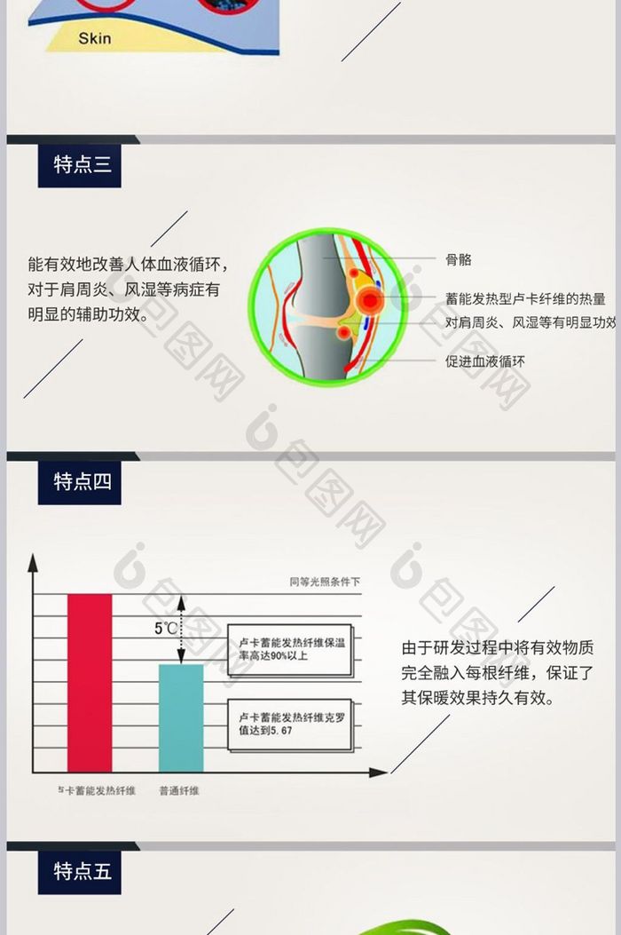 科技简约被子家纺蓄能加热被子淘宝详情页模