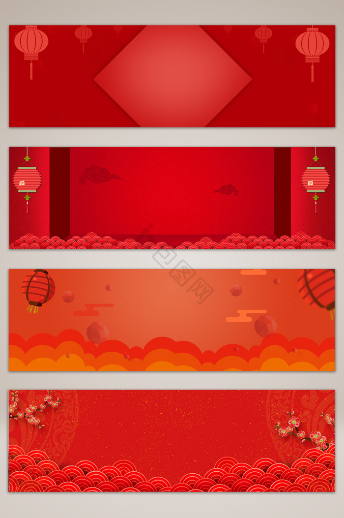 红色banner-红色banner设计图片-包图网