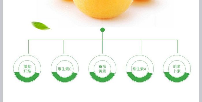 淘宝天猫黄桃橙子水果详情页