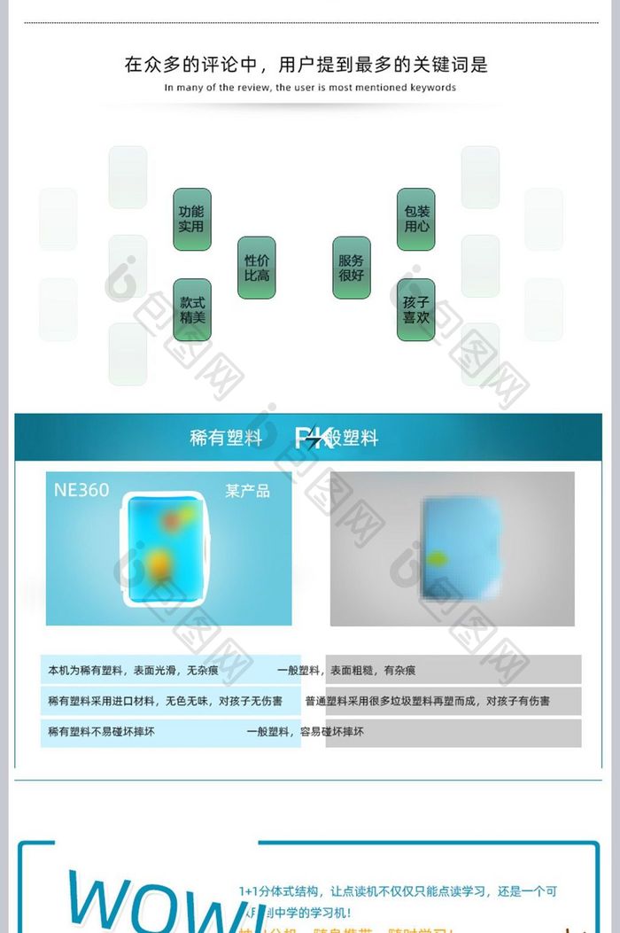 学生点读机家教机详情页模板