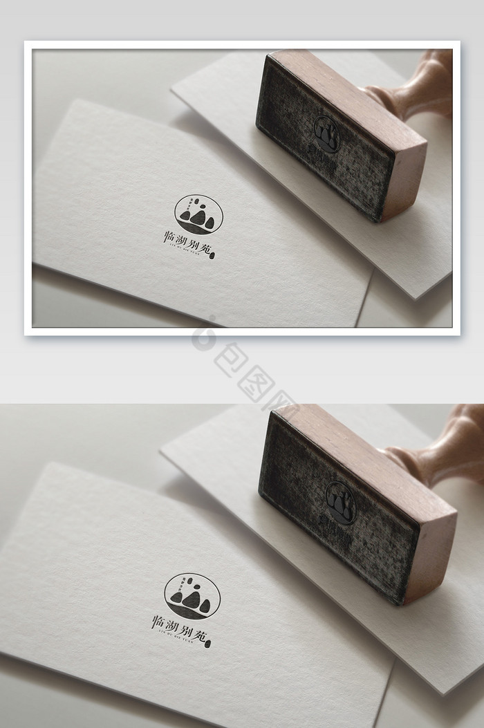 卡片名片烫金烫银印刷效果logo贴图图片