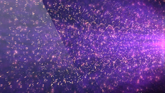 唯美浪漫紫色星光粒子背景视频