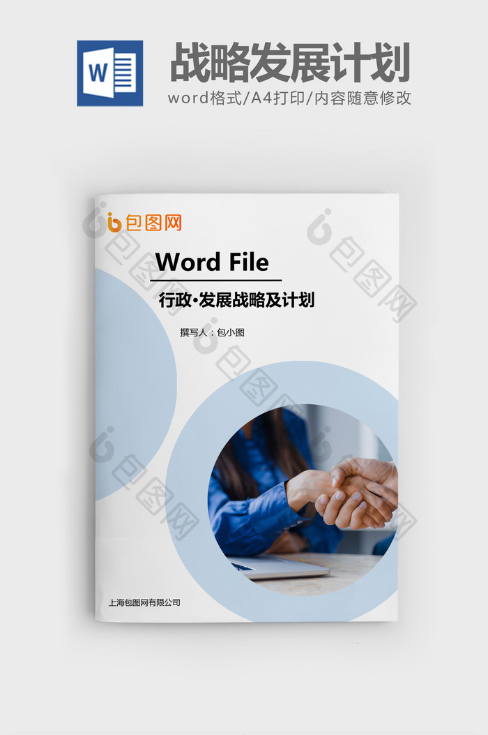 电力公司发展战略计划Word文档模板