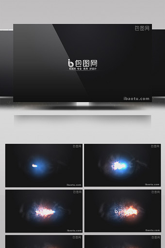 创意粒子LOGO宣传视频AE模板图片