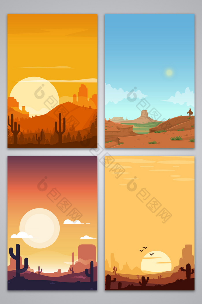 大气山丘沙漠图片