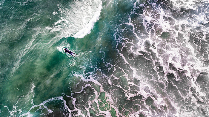 慵懒慢节拍的航拍背景音乐