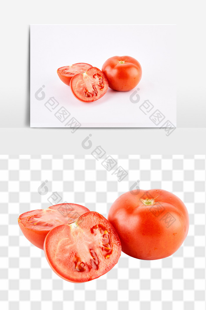 蔬果番茄组合素材