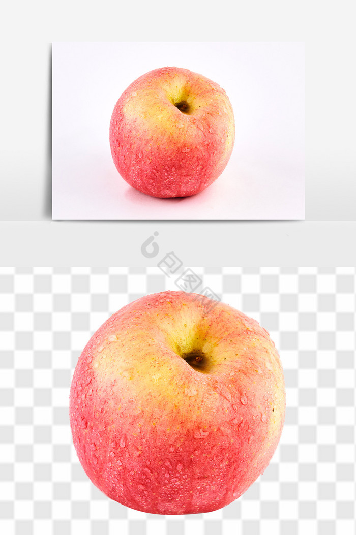 新鲜大苹果水果图片