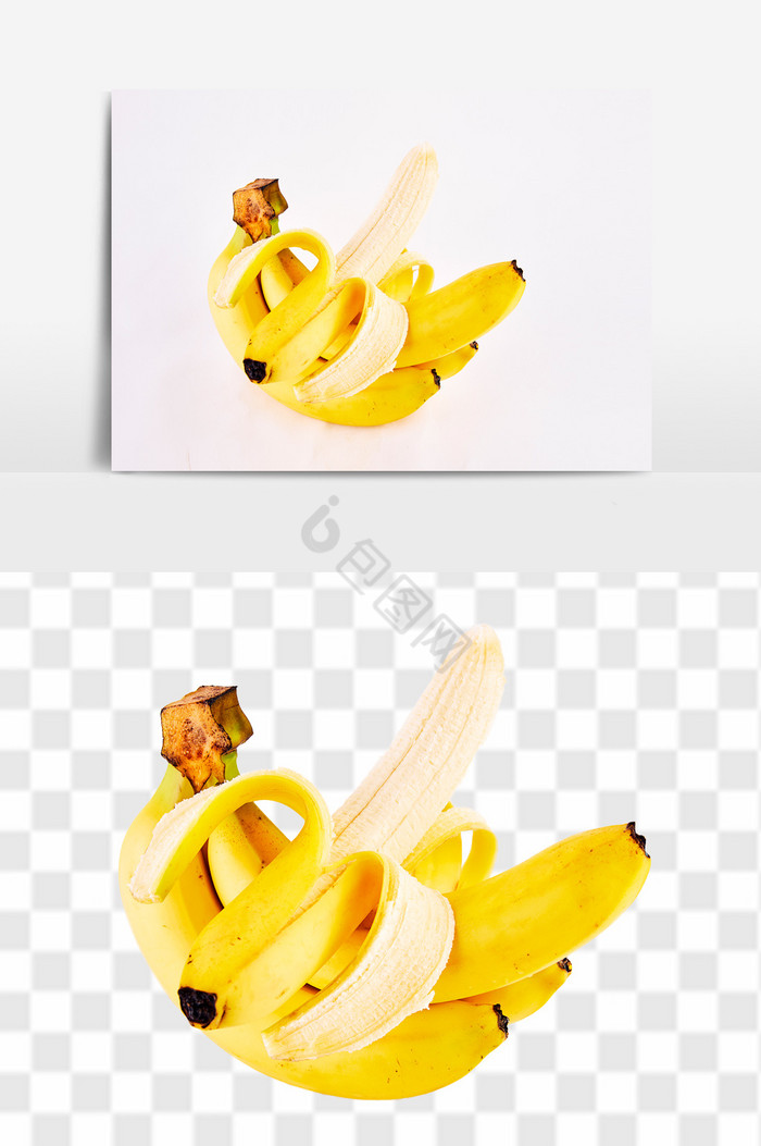 高清香蕉组合拍摄图片