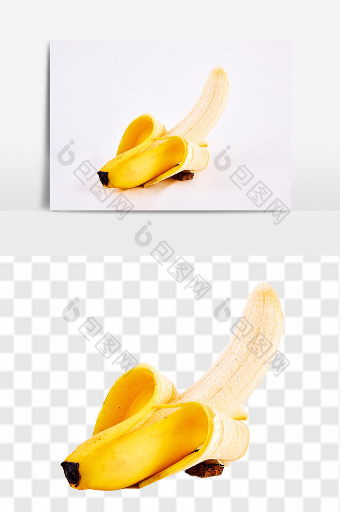 高清单个香蕉素材