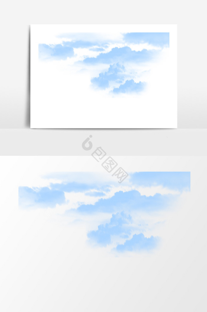 蓝天朵云图片
