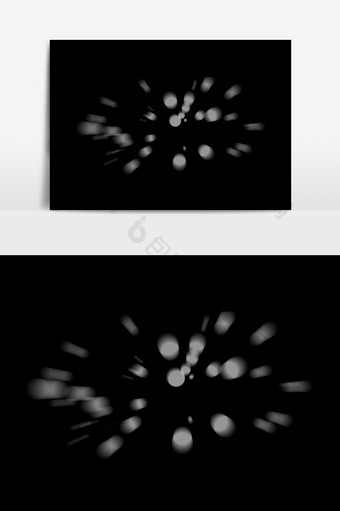 放射光斑元素素材图片