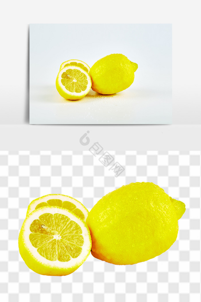 进口柠檬组合图片