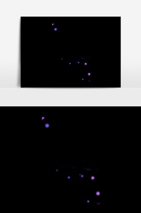彩色光斑光效元素