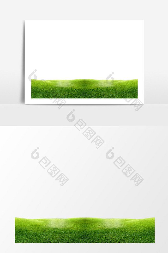 绿色植物草地元素素材