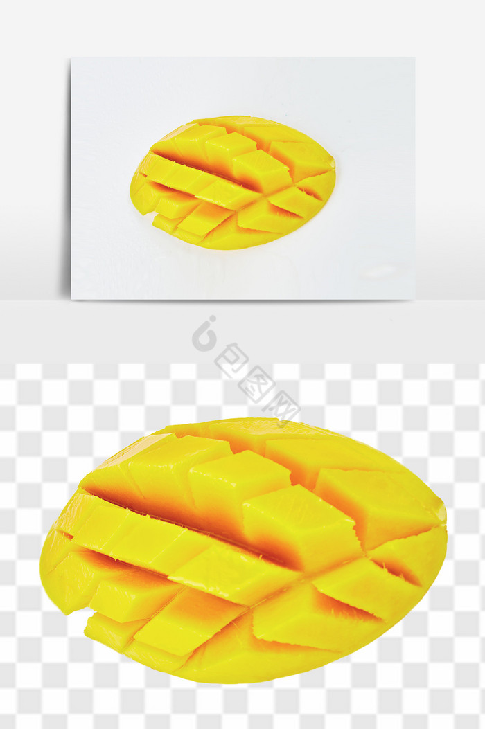 芒果肉水果图片