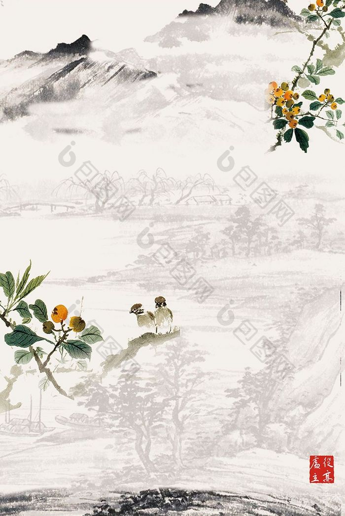 简约植物花卉文艺装饰画