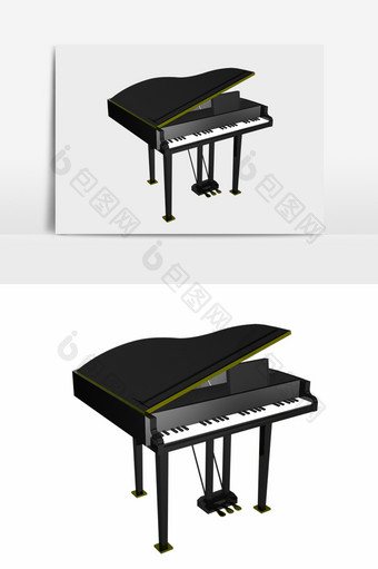 音乐钢琴钢琴元素家居生活产品实物图片