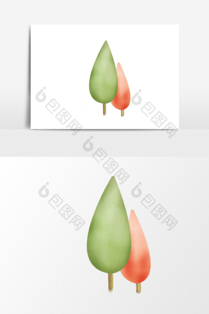 设计素材设计元素绿叶的树图片