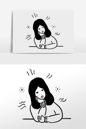 表情包gif图1920x1080gif简笔画热气球插画开学季简笔画形象蓝色手绘