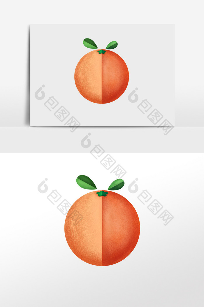 几何橙子杂点纹理插画图片图片