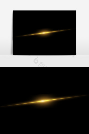 金色光芒光效元素素材图片