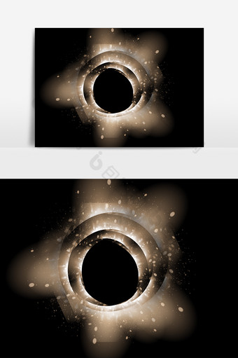 环绕光环效果元素素材图片