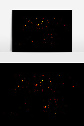 萤火虫星光闪闪效果元素素材