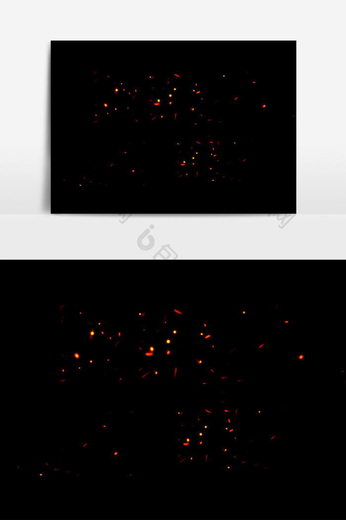 萤火虫星光闪闪效果元素素材