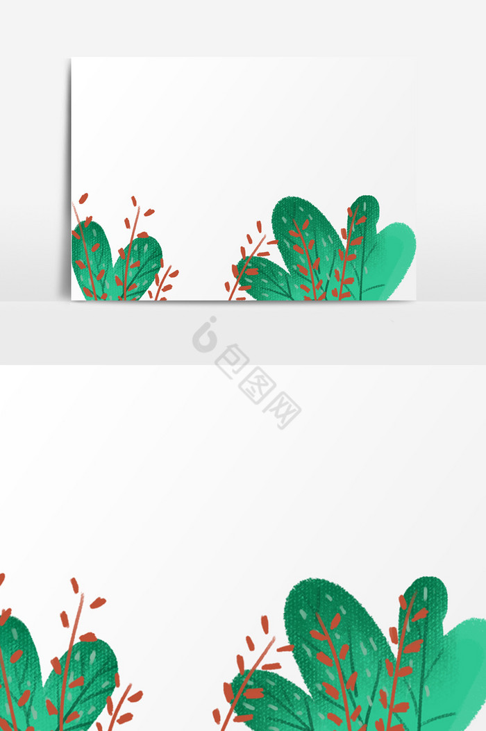 植物插画素图片