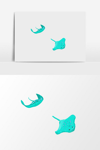 海洋鱼类绿色蝙蝠鱼图片下载