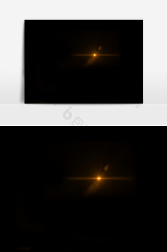 金色星光光效元素素材图片